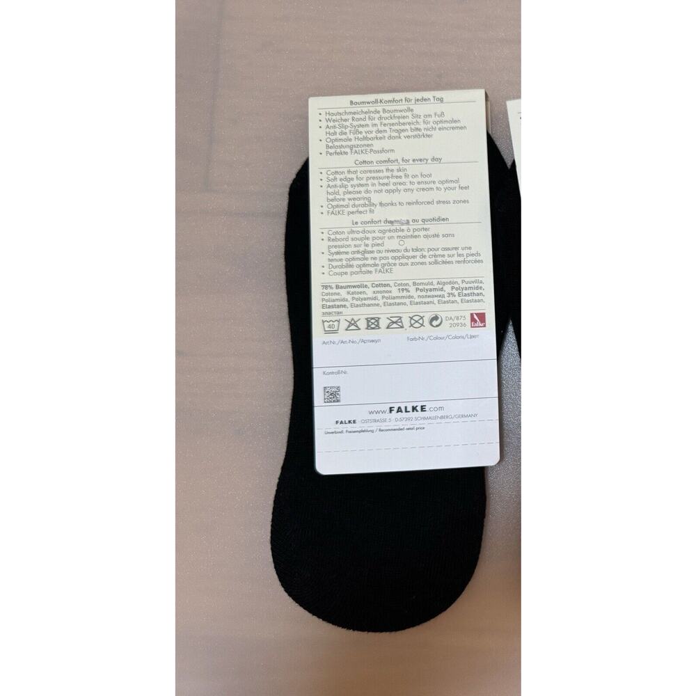 Falke Invisible Step No-Show Socks Size Small US 5-6 - Picture 4 of 4